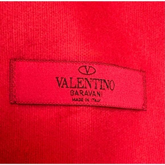 VALENTINO Garavani - Pair of Flannel Drawstring Shoe Bags. 14.5" x 11.5" NEW! - Picture 9 of 11